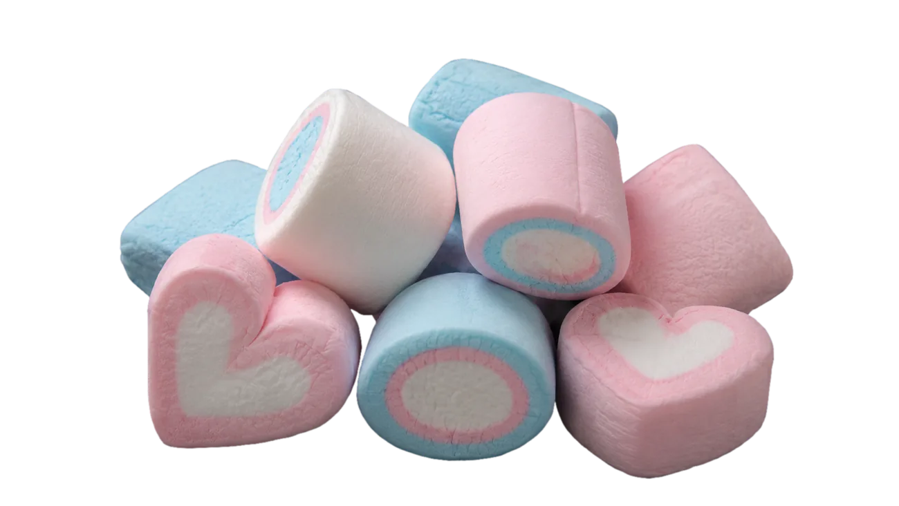 Pastel marshmallows